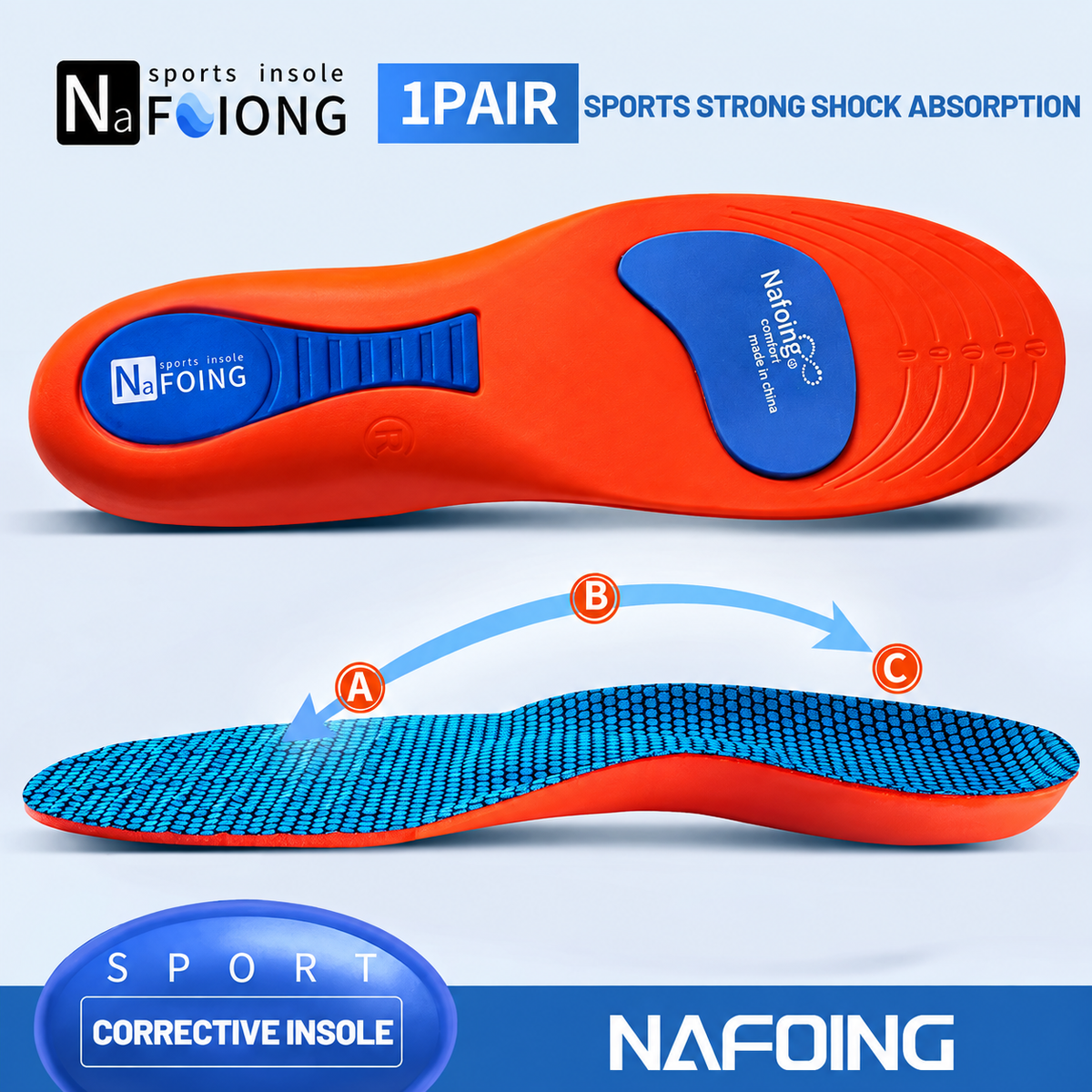 Cushioned Arch Support Insoles