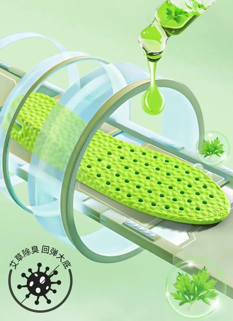 Air-Cushioned Shock-Absorbing Insoles